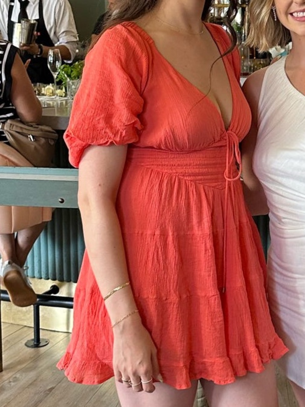 Free People Coral Dress